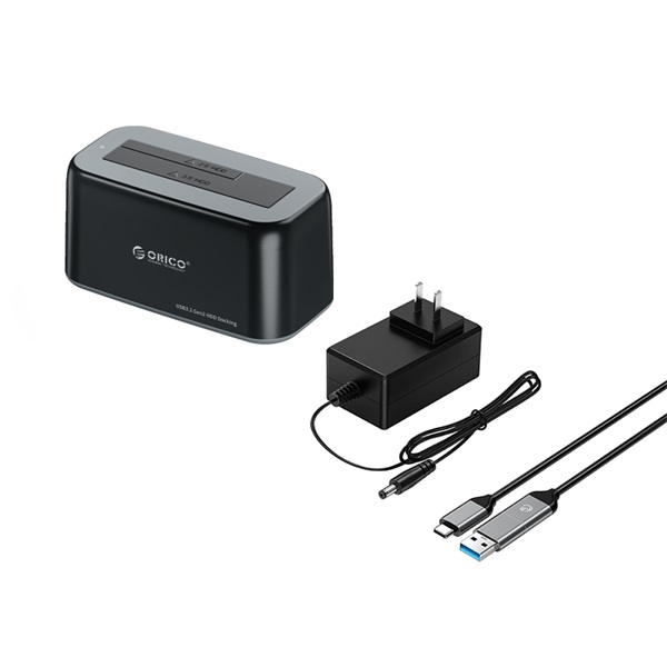 Orico   6819C3-V1-EU-BK  2,5"/3,5" HDD/SSD USB-A HDD/SSD Dokkoló Fekete 