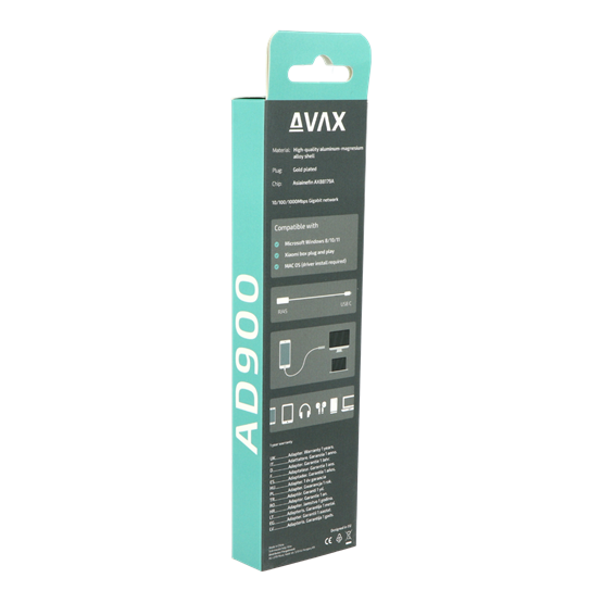  AVAX AD900 Type C 3.2 - Gigabit Ethernet adapter