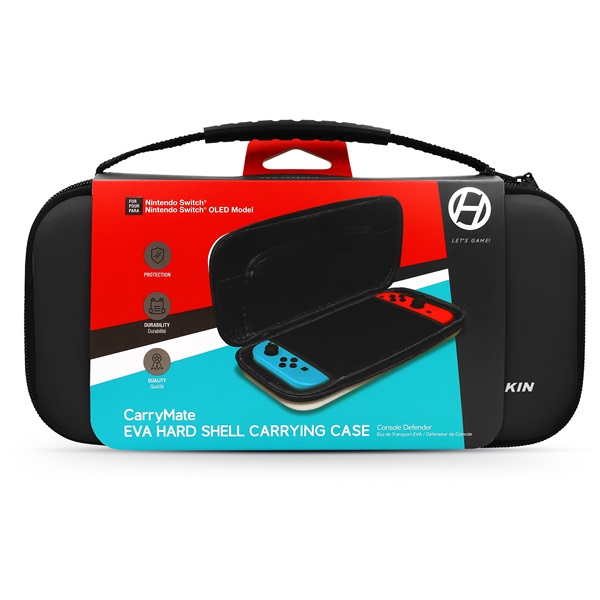 HYPERKIN CarryMate EVA Nintendo Switch/Switch OLED/Switch Lite Erősített utazótok Fekete HYPERKIN CarryMate EVA Nintendo Switch/Switch OLED/Switch Lite Erősített utazótok Fekete