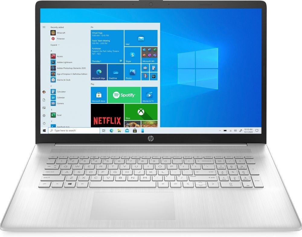 HP 17-cn0003nh Laptop Win 10 Home ezüst (472W2EA)