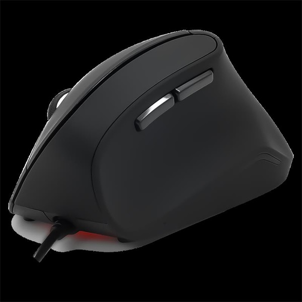 Advance VERTICAL PLUS MOUSE 1600 DPI 6 gomb ergonomikus Egér   fekete 