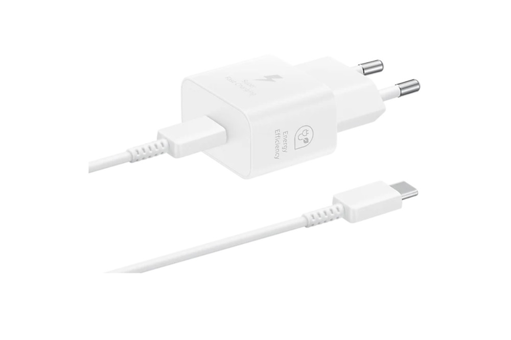 Samsung EP-T2510XWEGEU 25W fehér hálózati töltő + Type-C kábel Samsung EP-T2510XWEGEU 25W fehér hálózati töltő + Type-C kábel