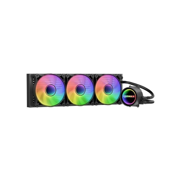 RAIDMAX INFINITA LS360 360mm ARGB fekete vízhűtéses processzor hűtő RAIDMAX INFINITA LS360 360mm ARGB fekete vízhűtéses processzor hűtő