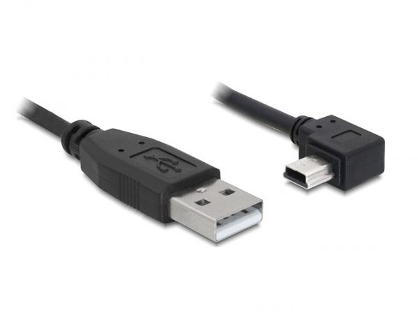 Delock DL82681 USB 2.0-A apa - USB mini-B 5 tűs könyök apa átalakító kábel 1 m Delock DL82681 USB 2.0-A apa - USB mini-B 5 tűs könyök apa átalakító kábel 1 m