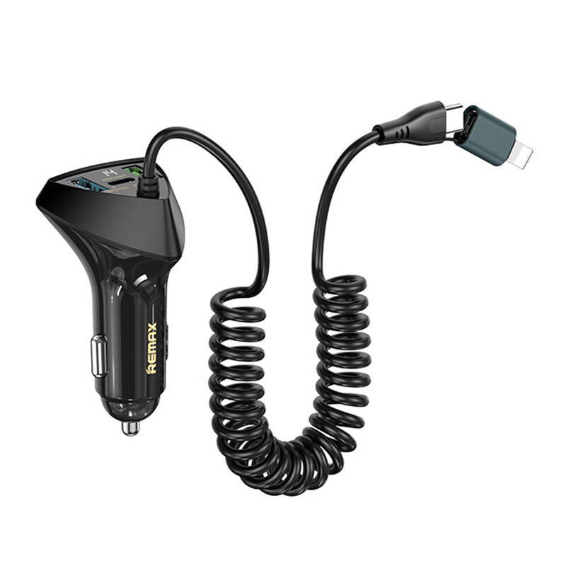Cabled car charger Remax RCC328 20V+22,5W PD+QC Cabled car charger Remax RCC328 20V+22,5W PD+QC