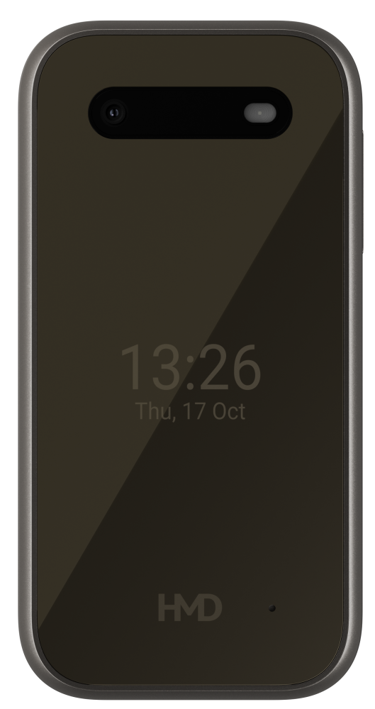 HMD 2660 FLIP 4G DS fekete kártyafüggetlen mobiltelefon