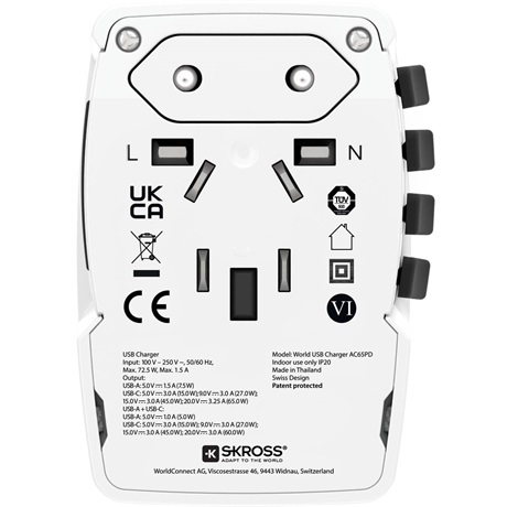 Skross 1.302333 UTAZÓ ADAPTER