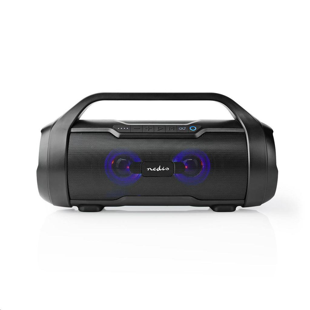 Nedis SPBB310BK Partymagnó Bluetooth hangszóró fekete Nedis SPBB310BK Partymagnó Bluetooth hangszóró fekete