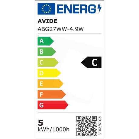 Avide ABG27WW-4.9W LED GLOBE IZZÓ A60 4.9W E27 WW 3000K SUPER HIGH LUMEN