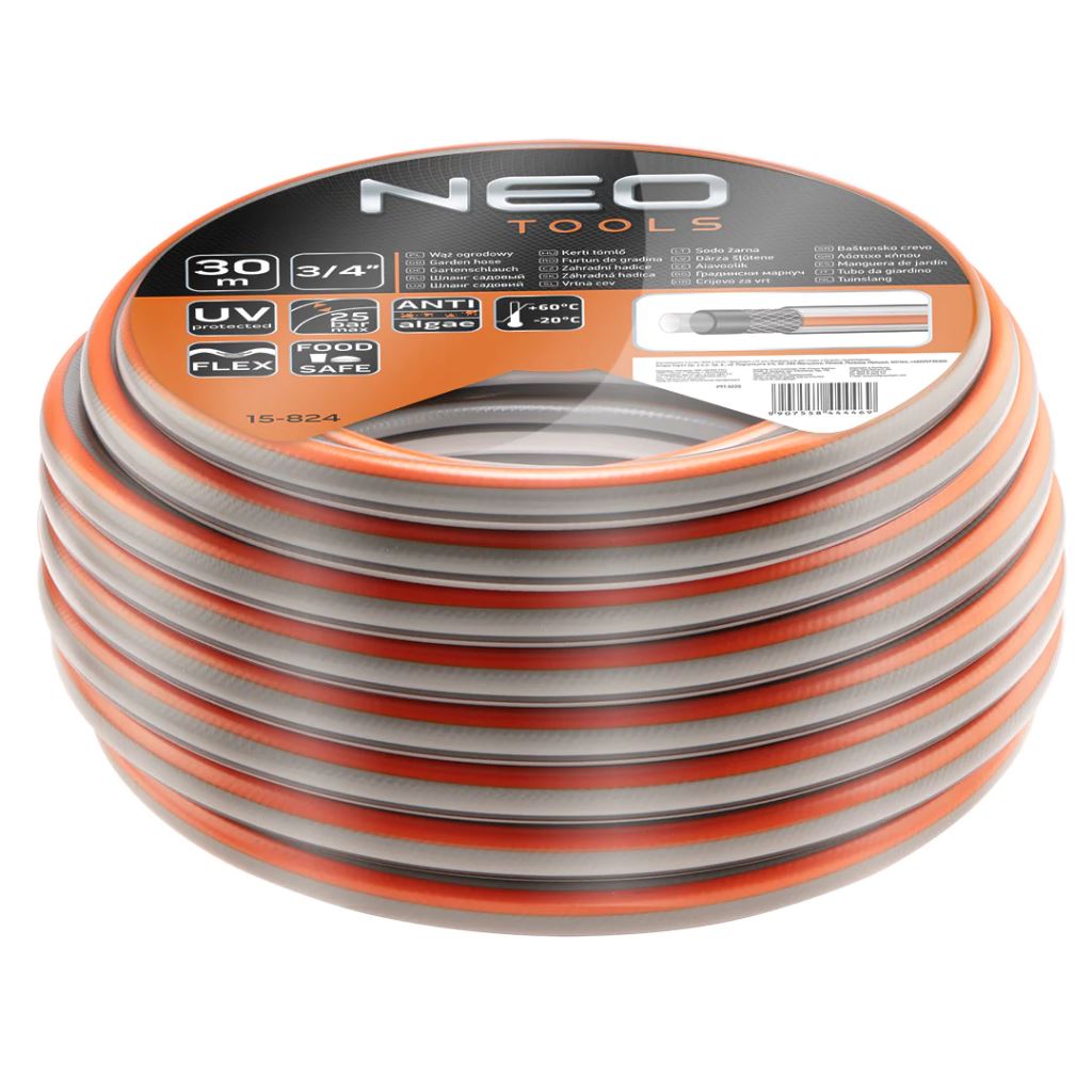 NEO Tools OPTIMA locsolótömlő 3/4", 30m (15-824)