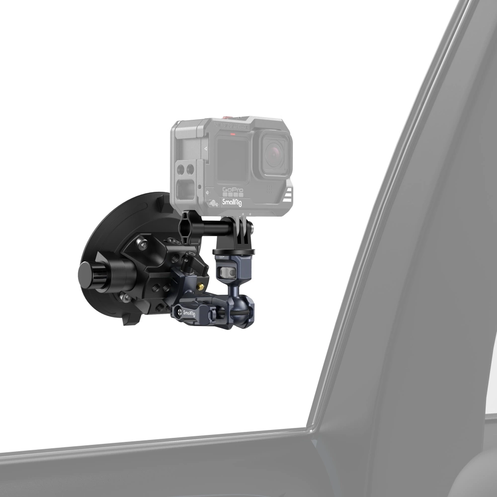 SMALLRIG 4" Suction Cup Camera Mount Kit for Vehicle Shooting  