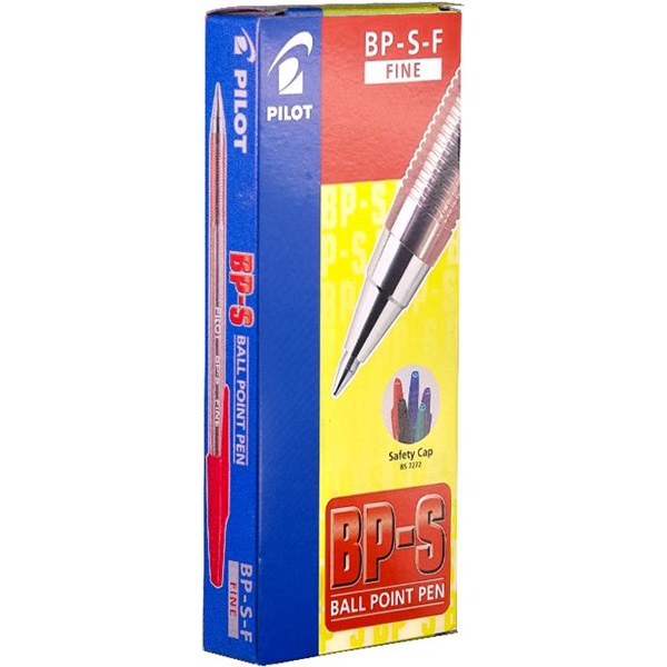 Pilot BP-S 12 db/csomag piros golyóstoll Pilot BP-S 12 db/csomag piros golyóstoll