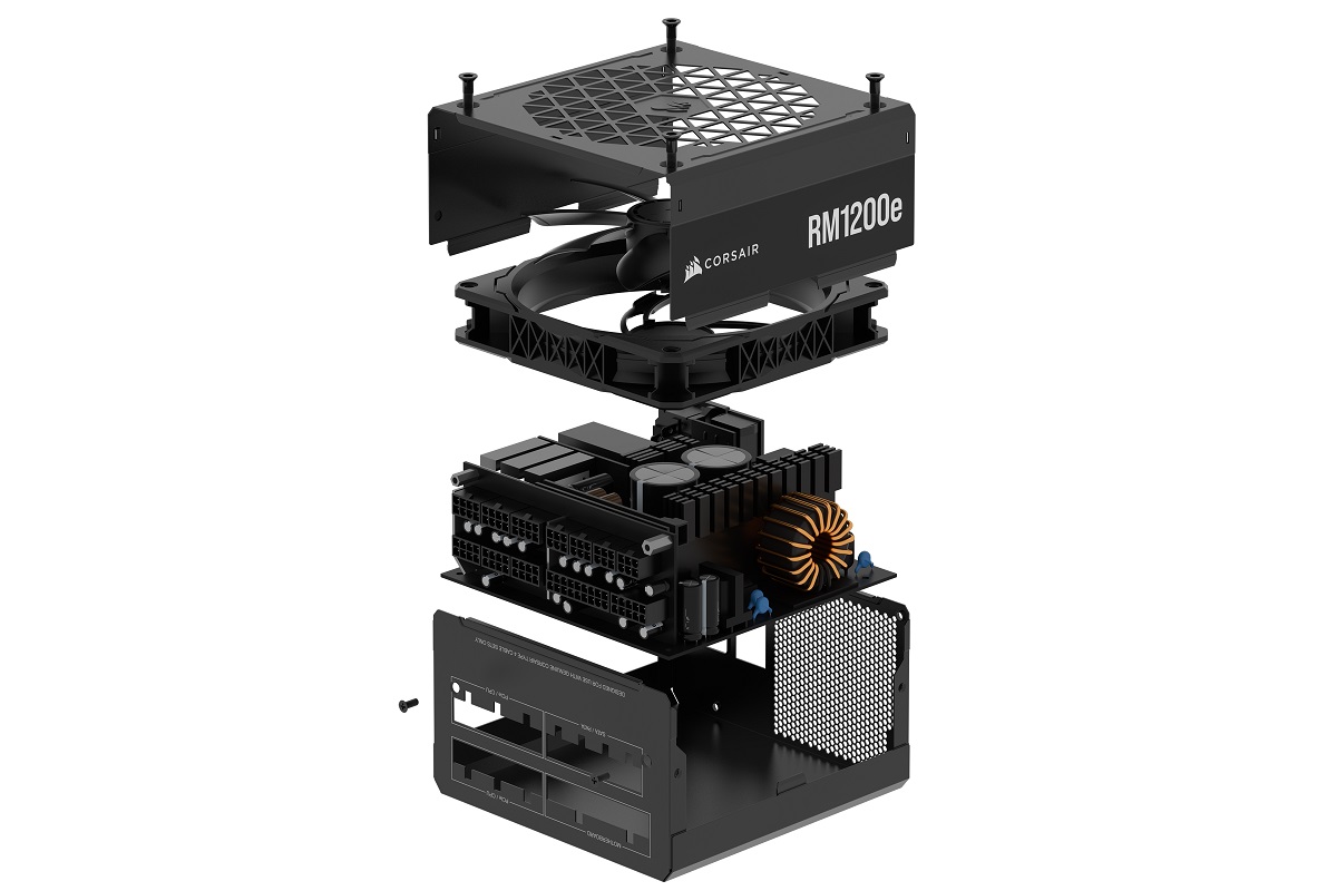 Corsair RM1200e 1200W 80 PLUS GOLD moduláris tápegység Fekete