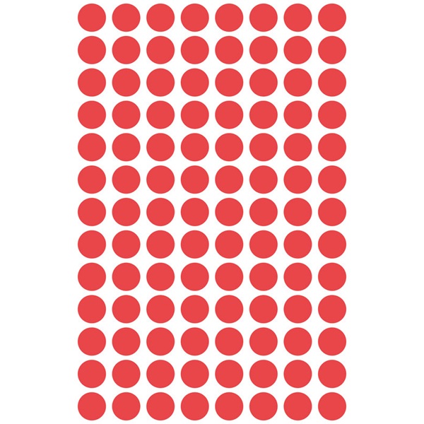 Avery 3010 8mm 416db-os piros jelölőpont Avery 3010 8mm 416db-os piros jelölőpont