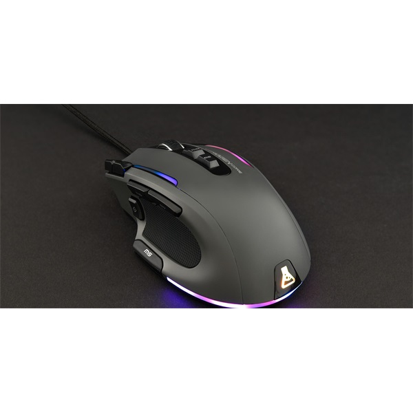 The G-Lab  KULT NITRO CORE RGB LED Gamer Egér fekete 