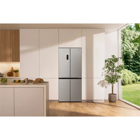 Gorenje NRM819E61X Side by Side hűtőszekrény Szürke