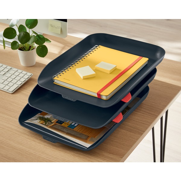 Leitz COSY Soft touch B5 meleg sárga kockás spirálfüzet