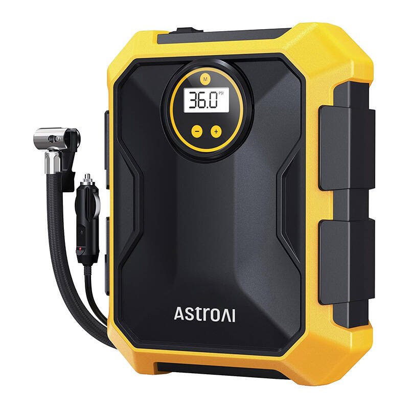 AstroAI CZK-3674 12V DC 100PSI légkompresszor Sárga 
