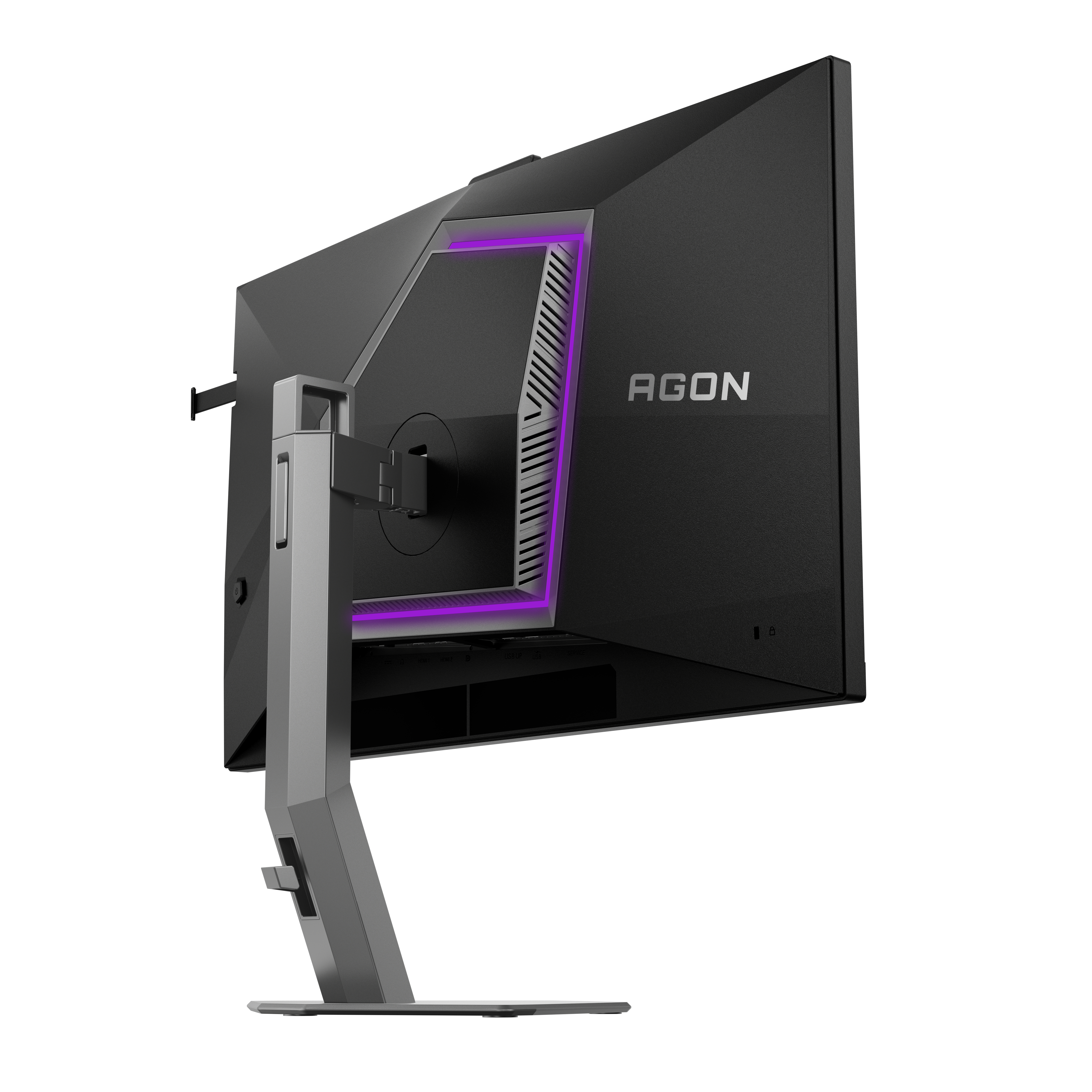 AOC 27" AG276QSG2 Monitor - 2560x1440, QHD, LED, IPS, 450Hz, 0,3ms, Hangszóró, G-Sync, Pivot, RGB, Gamer, Fekete