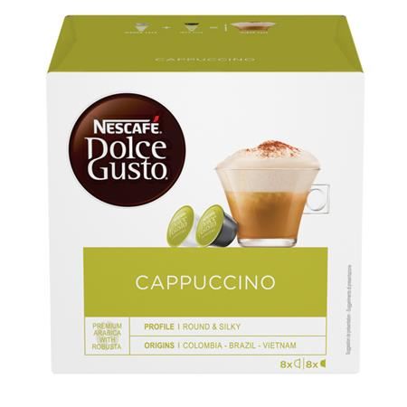 Nescafé "Dolce Gusto Cappuccino" kávékapszula 8x2db (12385111/12355142) Nescafé "Dolce Gusto Cappuccino" kávékapszula 8x2db (12385111/12355142)