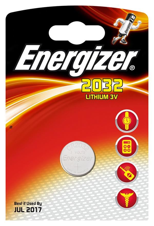 Energizer gombelem 3V CR2032 (1db/csomag)  (7638900083040)