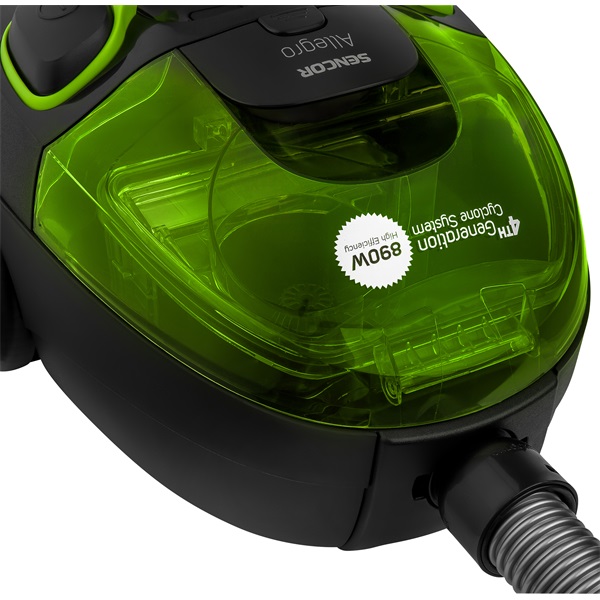 SENCOR SVC 510GR-EUE2 Porzsák nélküli porszívó, portartály: 1,5L, 890W, Zöld
