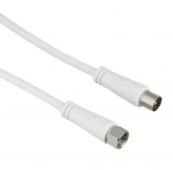 Hama TL antennakábel F-KOAX, 75dB, 1,5M fehér (122432)