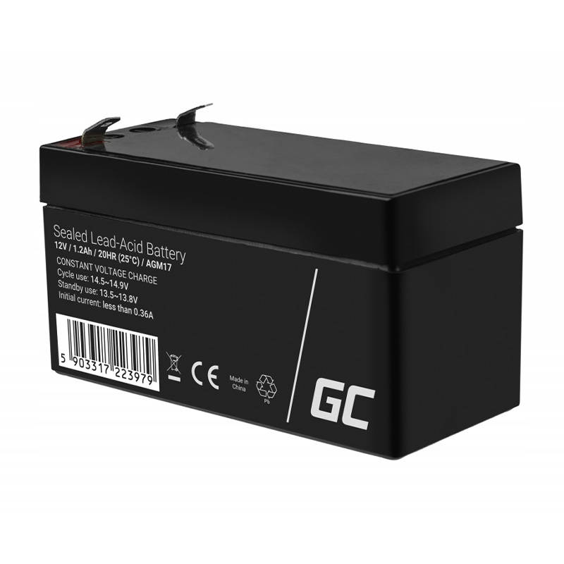 Rechargeable battery AGM 12V 1.2Ah Maintenancefree for UPS ALARM