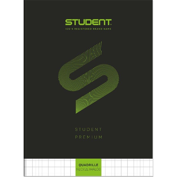 ICO Student Prémium A4 32lapos kockás füzet ICO Student Prémium A4 32lapos kockás füzet