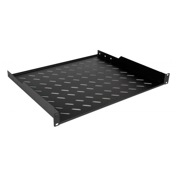 Equip Rackszekrény kiegészítő EZFS-19-1-60-B Fix polc 19"  1U  Mélység: 600mm Fekete 