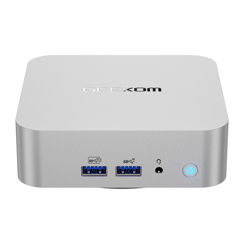 GEEKOM A8 mini PC, Ryzen 7 8745HS, 16 GB RAM, 1 TB HDD + Windows 11 Pro