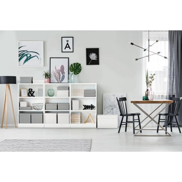Esselte Home 3db/csomag szürke ajándék/tárolódoboz