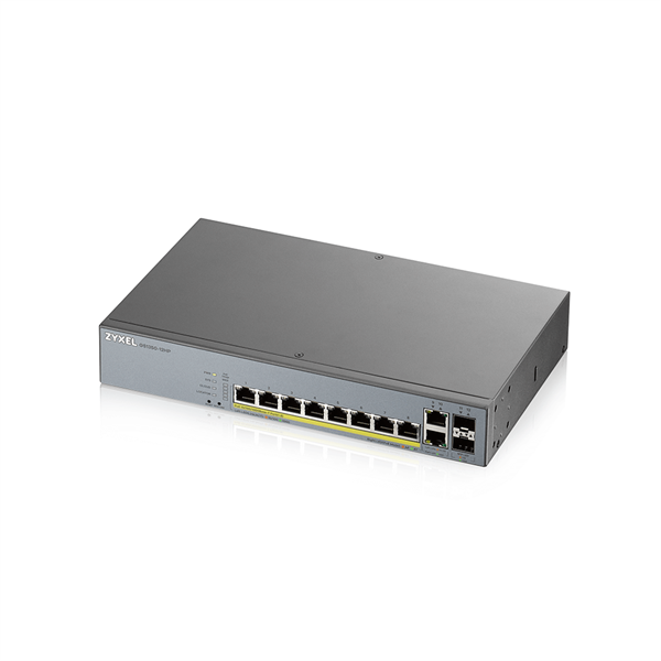 ZyXEL GS1350-12HP 8-port GbE Smart Managed PoE Switch  