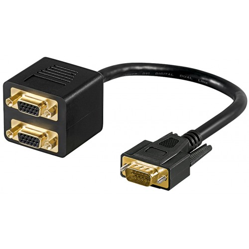 Goobay VGA adapterkábel aranyozott