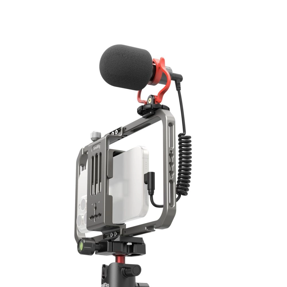 SMALLRIG 3384C Professzionális telefonos videós felszerelés vlogoláshoz + élő közvetítéshez