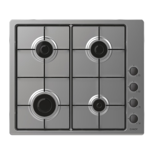 Candy CHW6LBX beépíthető gáz főzőlap inox