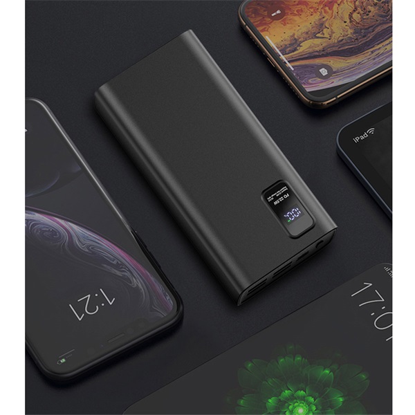 Platinet PMPB30WQC728B 30000mAh Power Bank fekete