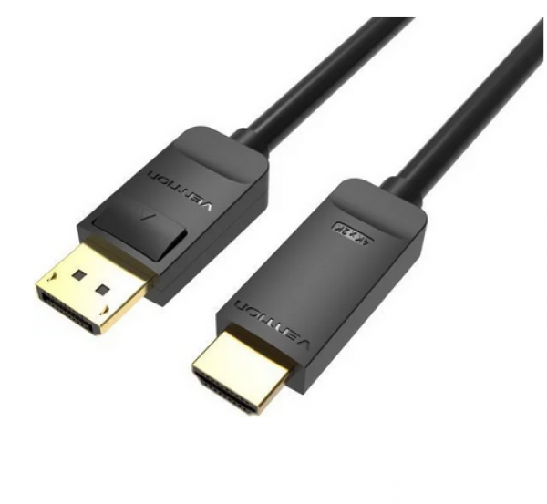 Vention Displayport 4K -> HDMI Fekete 5m kábel