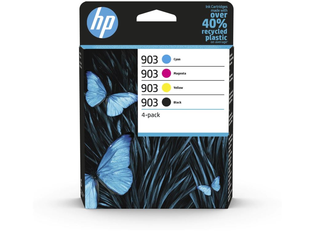 HP 903 tintapatron csomag fekete/cián/magenta/sárga (6ZC73AE) HP 903 tintapatron csomag fekete/cián/magenta/sárga (6ZC73AE)