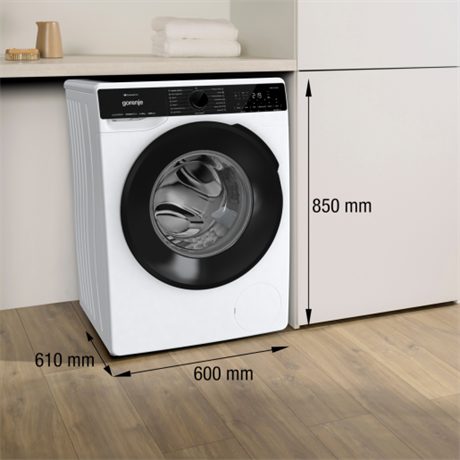 Gorenje WPNA14A3PWIFI Elöltöltős mosógép Fehér/Fekete - 10 kg, A Energiaosztály