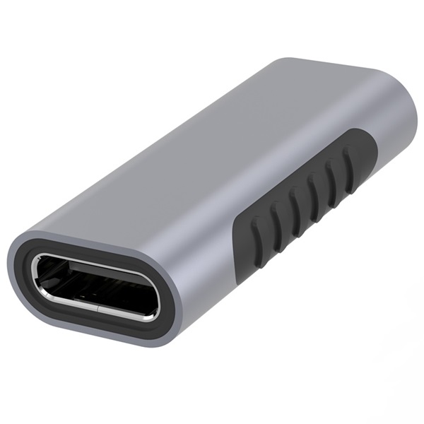 PremiumCord Adapter, Toldó, USB-C - USB-C, F/F, szürke (KUR31-25)