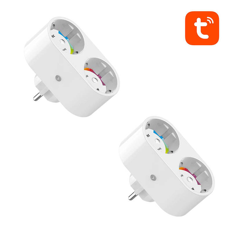 Gosund SP211 Két csatlakozós okoselosztó 3500 W – 2 darab Tuya Gosund SP211 Két csatlakozós okoselosztó 3500 W – 2 darab Tuya