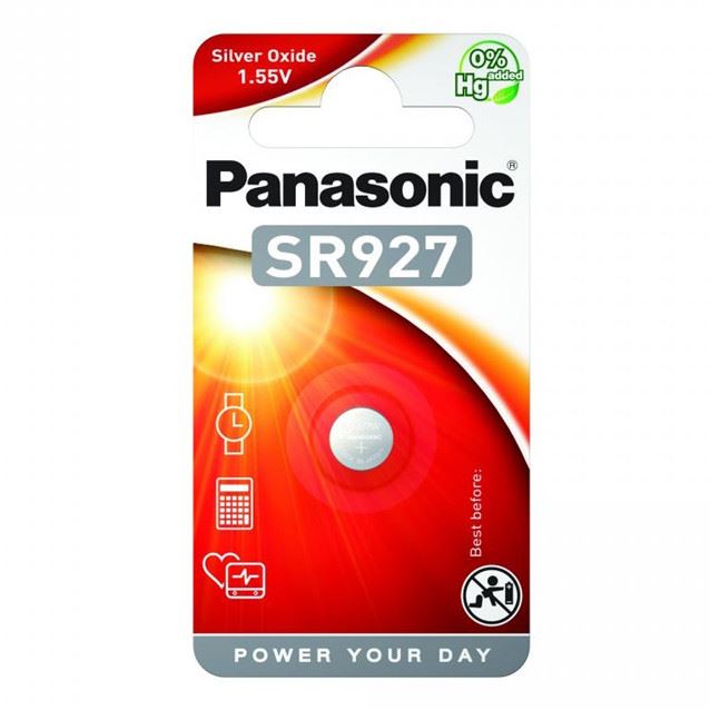 Panasonic SR-927EL/1B ezüst-oxid óraelem (1 db / bliszter) Panasonic SR-927EL/1B ezüst-oxid óraelem (1 db / bliszter)