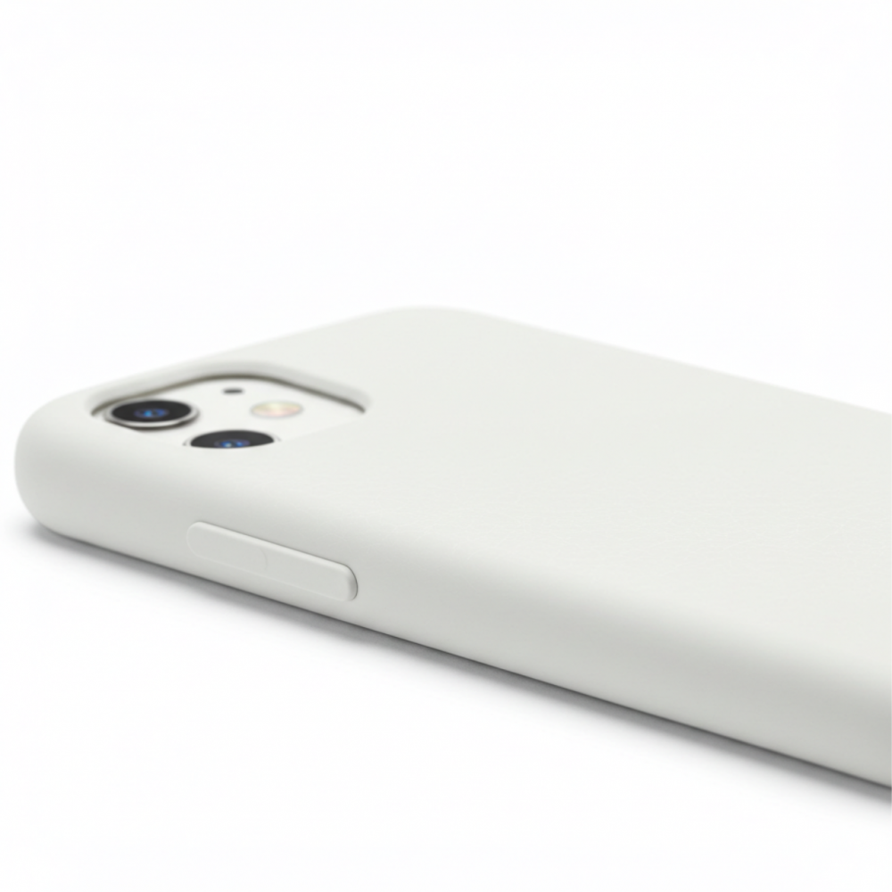 Premium szilikon tok, Samsung A36, Tört fehér