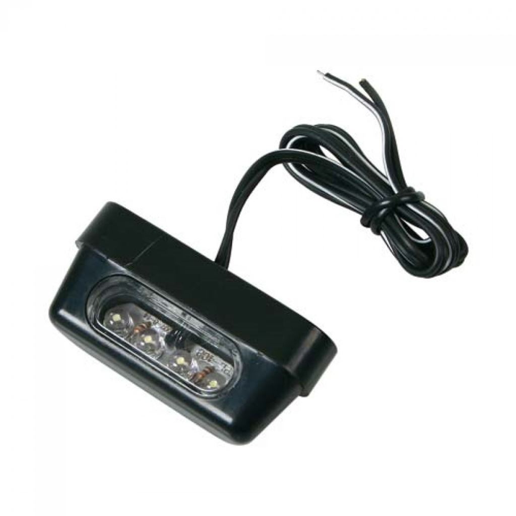Lampa motoros rendeszámtábla világítás, 4 LED, fehér (0190162)