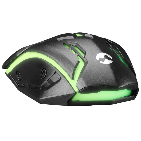 Everest SM-G62 1000 DPI  3 gomb  1,35m kábel  optikai RGB LED Gamer Egér  Fekete