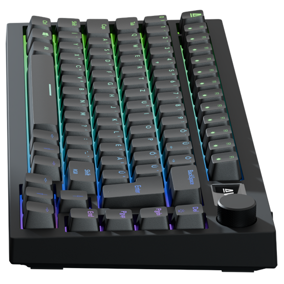  AVAX GM02 75% Gasket RGB mechanikus vezetékes billentyűzet Outemu piros switch