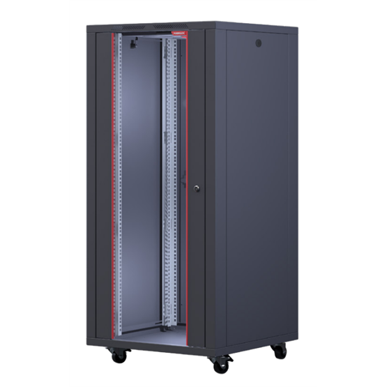 FORMRACK 16U Interline 600x600 19" szabadon álló rack szekrény - RAL9005 fekete