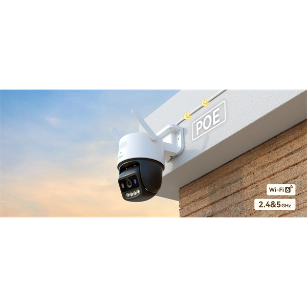 Imou  Titan Pro  AOR  6MP F1.0  3,6mm IP66 H265  IR+LED30m  SD IP wifi PT dómkamera