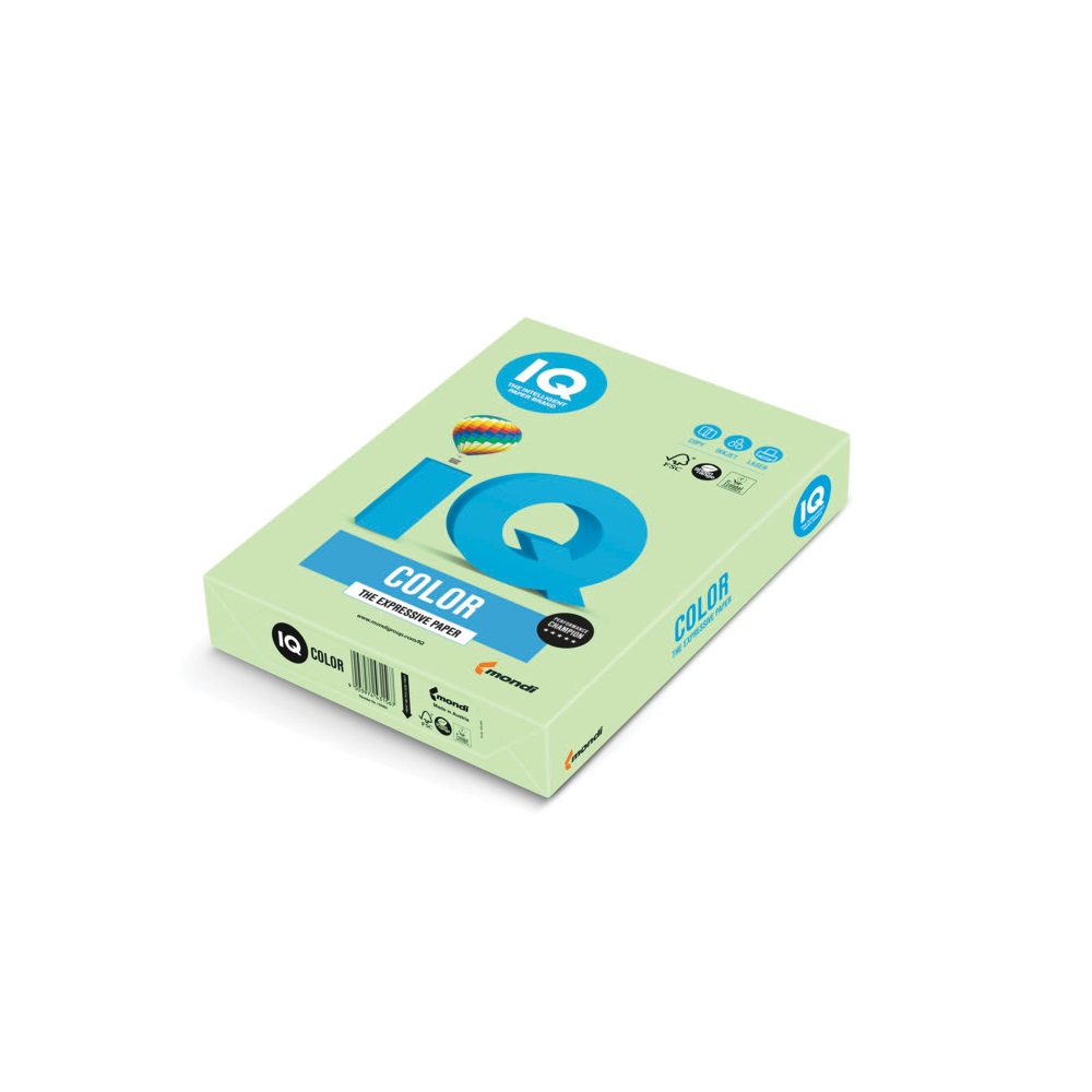 Mondi Másolópapír, színes, A4, 160g.  Color MG28 250ív/csomag, pasztel almazöld